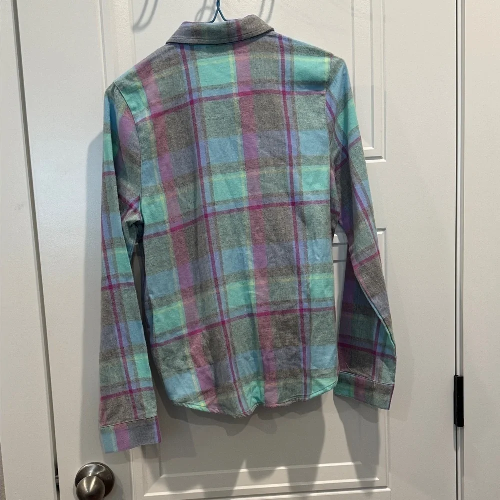 The Children's Place Multicolor Plaid Flannel Button-Down Shirt
